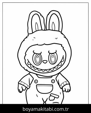 Labubu boyama sayfası,  coloring page, , 