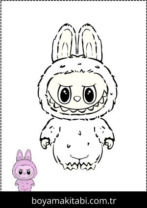 Labubu boyama sayfası,  coloring page, , 