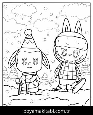 Labubu boyama sayfası,  coloring page, , 