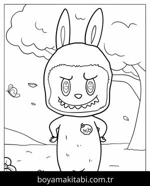 Labubu boyama sayfası,  coloring page, , 