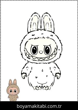 Labubu boyama sayfası,  coloring page, , 