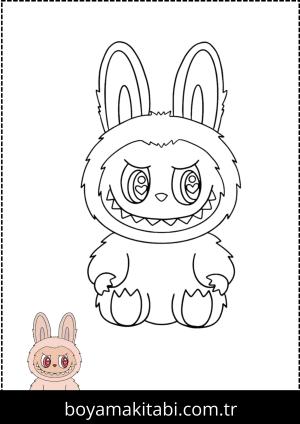 Labubu boyama sayfası,  coloring page, , 