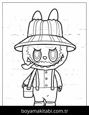 Labubu boyama sayfası,  coloring page, , 
