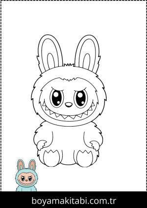 Labubu boyama sayfası,  coloring page, , 