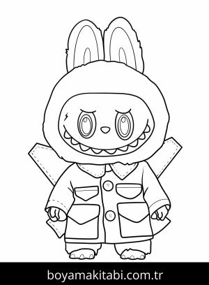 Labubu boyama sayfası,  coloring page, , 