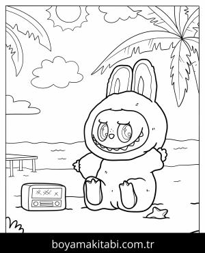 Labubu boyama sayfası,  coloring page, , 