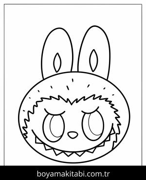 Labubu boyama sayfası,  coloring page, , 