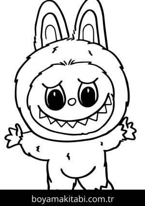 Labubu boyama sayfası – ücretsiz yazdır, boyama etkinliği