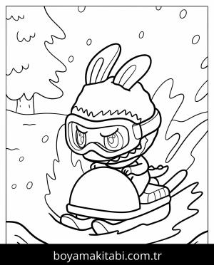 Labubu boyama sayfası,  coloring page, , 