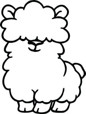 Lama boyama sayfası,  coloring page, , 