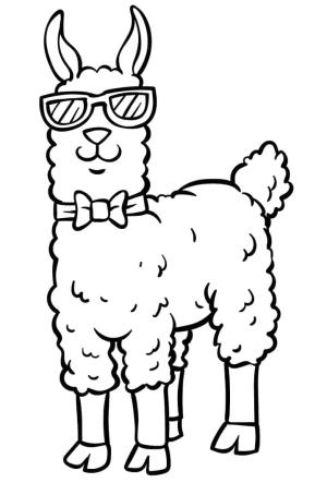 Lama boyama sayfası,  coloring page, , 