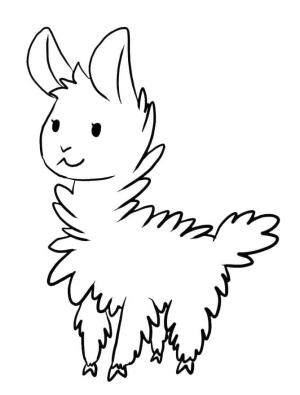 Lama boyama sayfası,  coloring page, , 