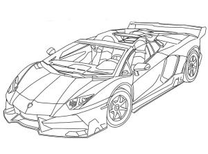 Lamborghini boyama sayfası, coloring page, Lamborghini Ücretsiz,