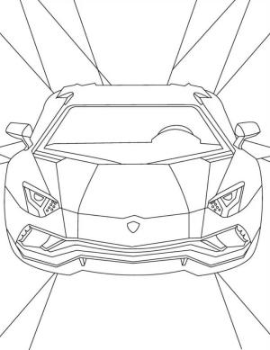 Lamborghini boyama sayfası,  coloring page, Bedava Lamborghini, 