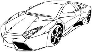 Lamborghini boyama sayfası,  coloring page, Büyük Lamborghini, 