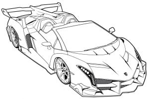 Lamborghini boyama sayfası, coloring page, Muhteşem Lamborghini Arabası,