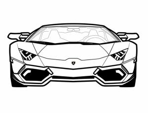 Lamborghini boyama sayfası, coloring page, Lamborghini Görüntüsü,