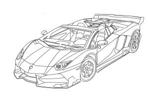 Lamborghini boyama sayfası,  coloring page, Normal Lamborghini, 