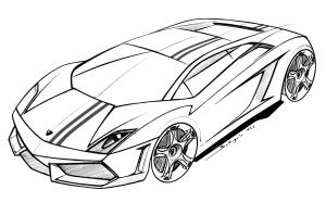 Lamborghini boyama sayfası, coloring page, Lamborghini çizimi,