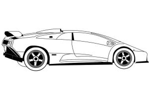 Lamborghini boyama sayfası, coloring page, Lamborghini Muhteşem Araba,