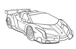 Lamborghini boyama sayfası, coloring page, Harika Lamborghini Arabası,