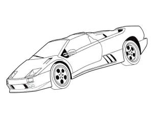 Lamborghini boyama sayfası, coloring page, Havalı Lamborghini,