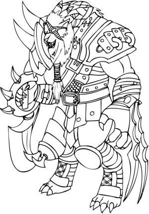 League Of Legends boyama sayfası,  coloring page, Rengar, 