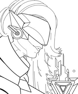 League Of Legends boyama sayfası,  coloring page, Proje Katarina, 