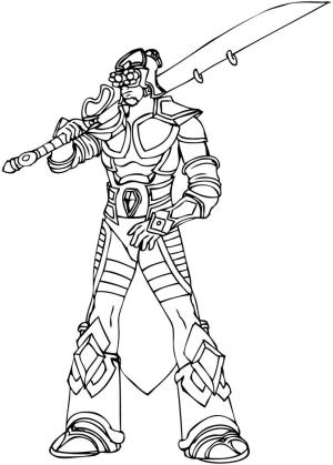 League Of Legends boyama sayfası,  coloring page, Master Yi, 