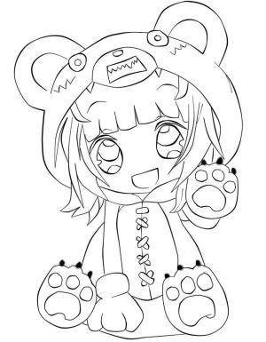 League Of Legends boyama sayfası,  coloring page, Chibi Annie, 