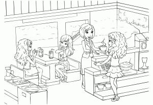 Lego Friends boyama sayfası,  coloring page, Ücretsiz Lego Arkadaşları, 