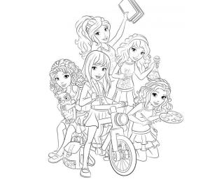 Lego Friends boyama sayfası,  coloring page, Lego Friends Takım, 