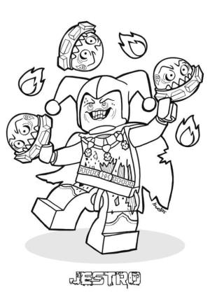 Lego Nexo Knights boyama sayfası,  coloring page, Lego Nexo Knights’taki Jestro, 