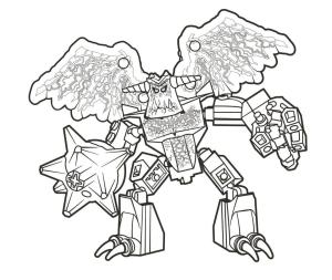 Lego Nexo Knights boyama sayfası,  coloring page, Lego Nexo Şövalyeleri Canavarı, 