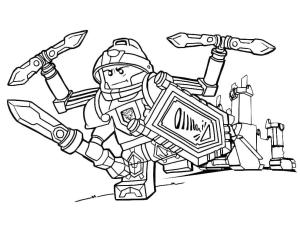 Lego Nexo Knights boyama sayfası,  coloring page, Ücretsiz Yazdırılabilir Lego Nexo Şövalyeleri, 