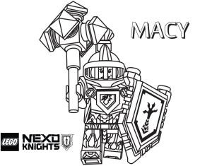 Lego Nexo Knights boyama sayfası,  coloring page, Lego Nexo Knights’tan Macy, 