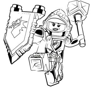 Lego Nexo Knights boyama sayfası,  coloring page, Macy Lego Nexo Şövalyeleri, 