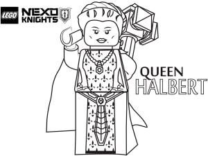 Lego Nexo Knights boyama sayfası,  coloring page, Queen Halbert, 