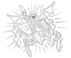 Lego Nexo Knights boyama sayfası,  coloring page, Yazdırılabilir Lego Nexo Şövalyeleri, 