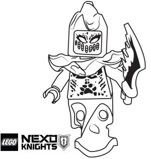 Lego Nexo Knights boyama sayfası,  coloring page, Lego Nexo Şövalyeleri Karakteri, 