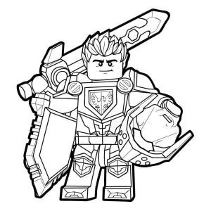 Lego Nexo Knights boyama sayfası,  coloring page, Kil Lego Nexo Şövalyeleri, 