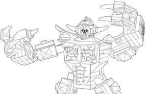 Lego Nexo Knights boyama sayfası,  coloring page, Lego Nexo Knights’tan kıvılcımlar, 