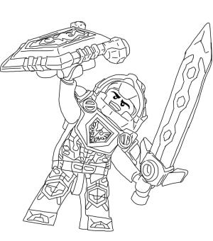 Lego Nexo Knights boyama sayfası,  coloring page, Lego Nexo Knights’ta Kil, 