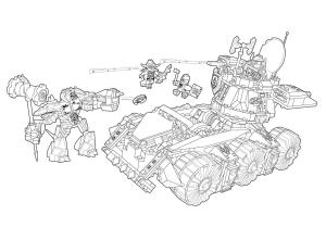 Lego Nexo Knights boyama sayfası,  coloring page, Lego Nexo Şövalyeleri Ücretsiz Yazdırılabilir, 