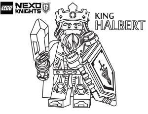 Lego Nexo Knights boyama sayfası,  coloring page, King Harlbert, 