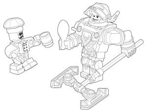 Lego Nexo Knights boyama sayfası,  coloring page, Lego Nexo Şövalyeleri Çocuklar İçin Yazdırılabilir, 