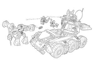 Lego Nexo Knights boyama sayfası,  coloring page, Yazdırılabilir Nexo Şövalyeleri, 