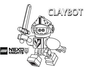 Lego Nexo Knights boyama sayfası,  coloring page, Claybo from Nexo Knights, 