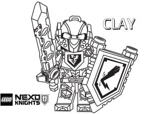 Lego Nexo Knights boyama sayfası,  coloring page, Lego Nexo Knights’tan kil, 