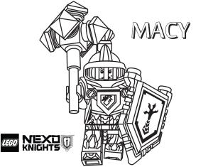 Lego Nexo Knights boyama sayfası,  coloring page, Macy Nexo Knights, 